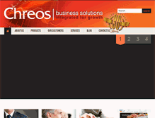 Tablet Screenshot of chreos.com